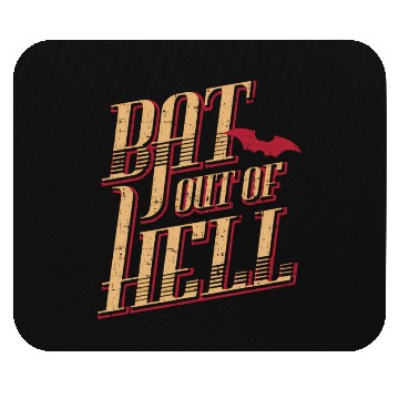 Discover Meat Loaf Bat Out Of Hell Lyric Mouse Pads