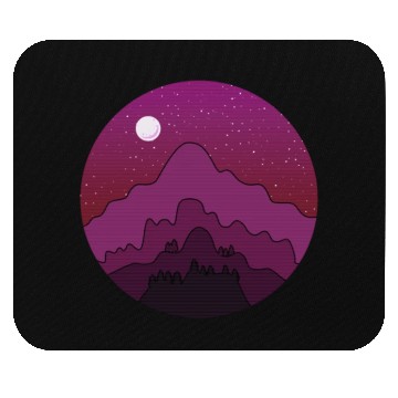 Discover Night Sky Nature Retro Mouse Pads