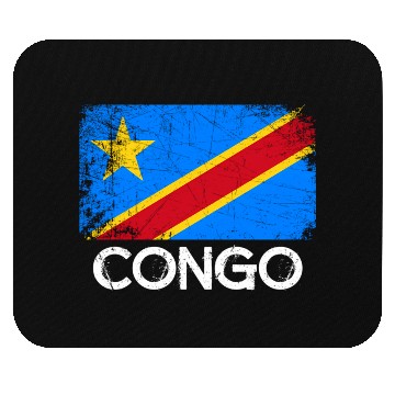 Discover Congolese Flag Made In Congo Mouse Pads