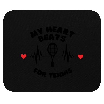 Discover My Heart Beats For Tennis Mouse Pads
