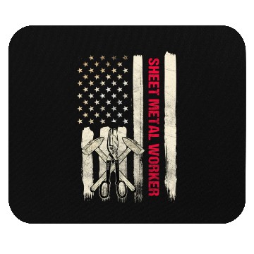 Discover Sheet Metal Worker On Back Of Mouse Pads