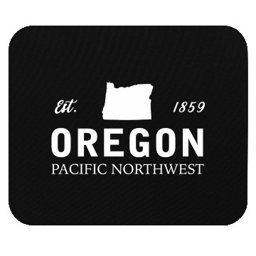 Discover Oregon Est 1859 Pacific Northwest Us Flag Mouse Pads