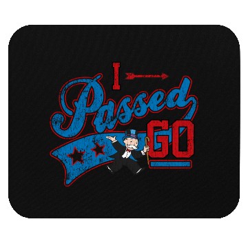 Discover Graduation Americana Collegiate Text I Mouse Pads