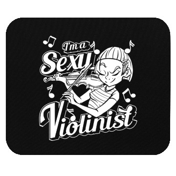 Discover Violin Violinist Mouse Pads