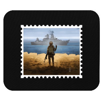 Discover New Stamp Ukraine Flag Pride Ukrainian Postage Mouse Pads