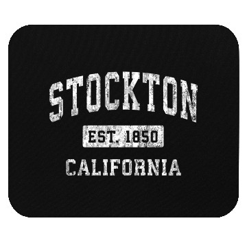 Discover Stockton California Ca Established Sports Mouse Pads