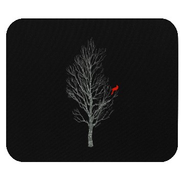 Discover Winter Tree W Cardinal Bird Mouse Pads