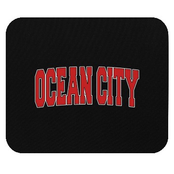 Discover Ocean City Nj New Jersey Varsity Style Usa Sports Mouse Pads