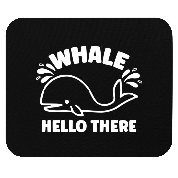 Discover Whale Hello There Mouse Pads