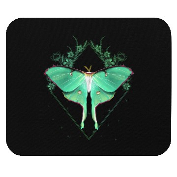 Discover Luna Moth Beautiful Butterfly Insect Themed Mouse Pads