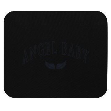 Discover Angel Baby Letters Wings Mouse Pads
