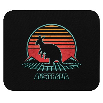 Discover Australia 80S Style Mouse Pads