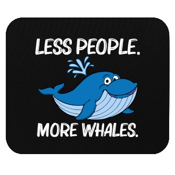 Discover Whale For Orca Narwhal Blue Whales Mouse Pads