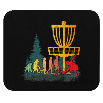 Discover Disc Golf Evolution Of Disc Golfer Mouse Pads