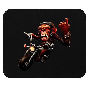 Discover Zombie Raider Monkey Rockstar Mouse Pads