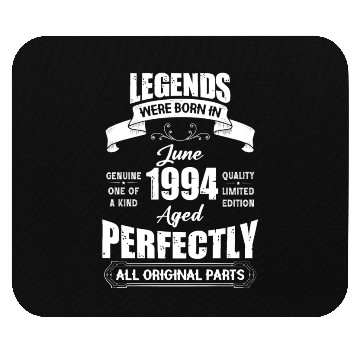 Discover Legends Were Born In June 1981 Birthday Mouse Pads