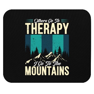 Discover Mountain love Therapy Mountains Wanderlust Mouse Pads