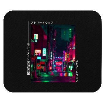 Discover Japanese Cyberpunk Tokyo Streetwear Aesthetic Mouse Pads