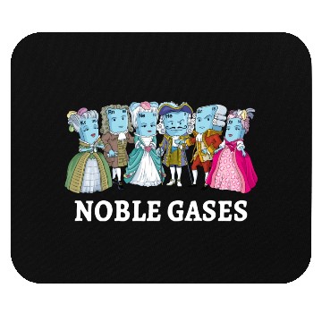 Discover Noble Gases Science Pun Joke Funny Periodic Table Mouse Pads