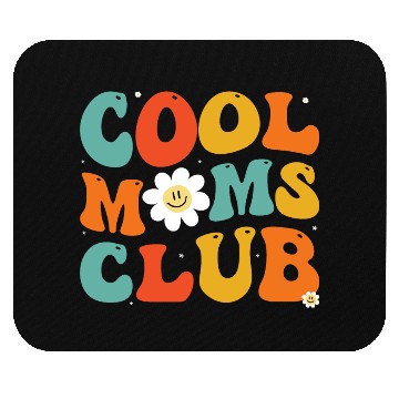 Discover Cool Moms Club Groovy Hippie Theme Mother Day Mouse Pads