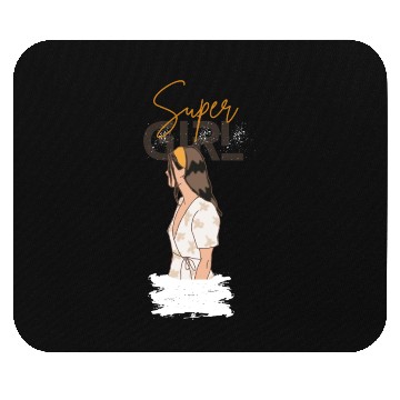 Discover SUPER GIRL Mouse Pads