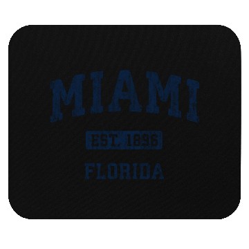 Discover Miami Florida Fl Athletic Sports Mouse Pads