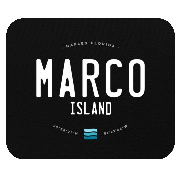 Discover Marco Island Naples Florida Beach Waves Mouse Pads