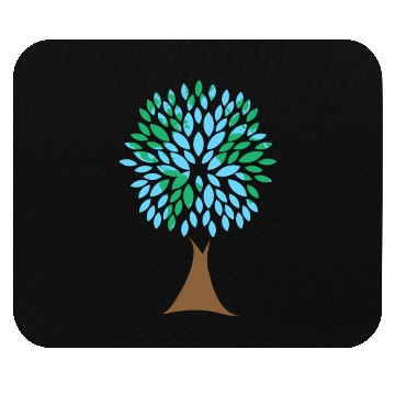 Discover Earth Day Tree With Leaves Image Of Our Planet Mouse Pads