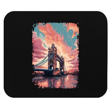 Discover London Skyline Mouse Pads