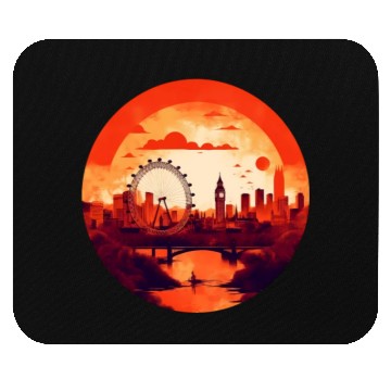Discover London Skyline Mouse Pads