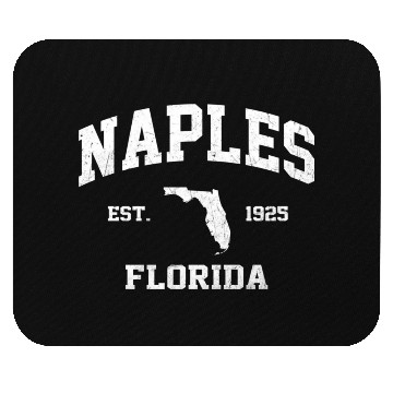 Discover Naples Florida Fl State Athletic Style Mouse Pads
