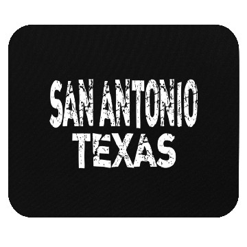 Discover San Antonio Texas Distressed Mouse Pads