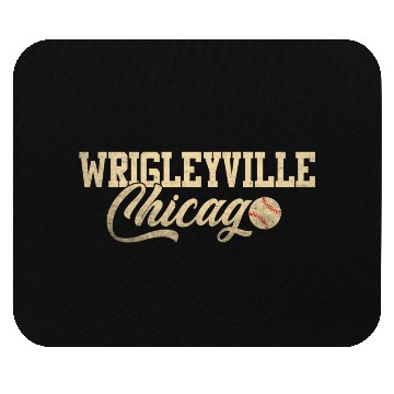 Discover Wrigleyville Chicago Baseball American Mouse Pads