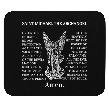 Discover St Michael Catholic Archangel Christian Mouse Pads