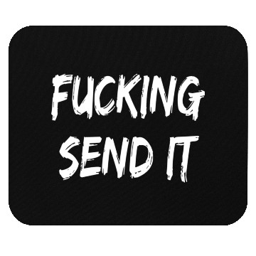 Discover Fucking Send It Snowmobile Dirt Bike Fan Mouse Pads
