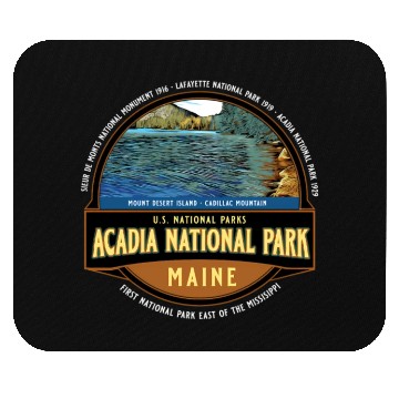 Discover Acadia National Park Maine Vacation Mouse Pads