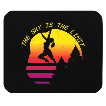 Discover Sky Is The Limit Rock Climbing Free Wall Indoor Mouse Pads