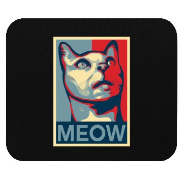 Discover Cat - 'MEOW' Mouse Pads