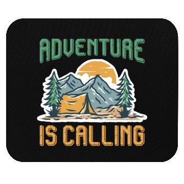 Discover Adventure is calling Mountain lover Hiking Mouse Pads