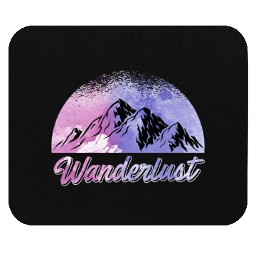 Discover Wanderlust Mountaineer Hiker Summit sport Mouse Pads