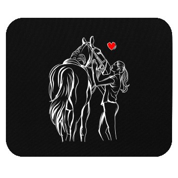 Discover Horse Horseback Riding Mouse Pads