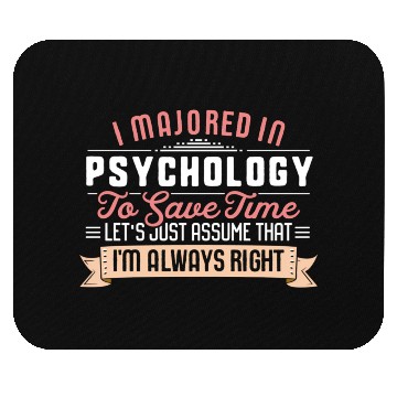 Discover Psychology Major Student Graduation Mouse Pads