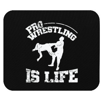 Discover Pro Wrestling is Life Show Mouse Pads