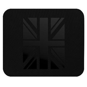 Discover Black Union Jack - Uk Flag - Great Britain Mouse Pads