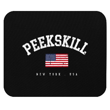 Discover Pee Ny American Flag Usa City Name Mouse Pads