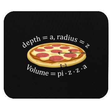 Discover Volume Of Pizza - Math Mouse Pads