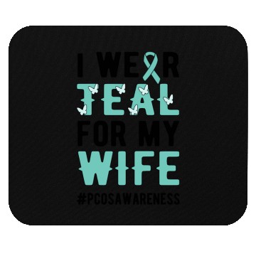 Discover I Wear Teal For My Polycystic Ovary Pcos Warrior Mouse Pads