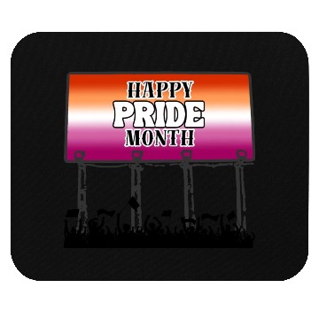 Discover LGBTQ Happy Pride Month, Bigbord with Lesbian Flag Mouse Pads