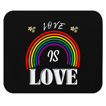 Discover Love Is Love Mouse Pads