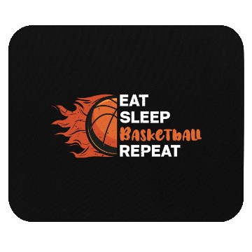 Discover Eat Sleep Basketball Repeat Mouse Pads